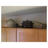 Stoneware crocks and vintage Kitche...