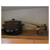 Stoneware crocks and vintage Kitche...