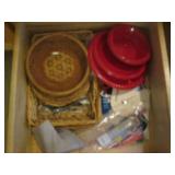 Misc flatware with drawer organizer...