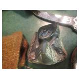 Wood and cast iron collectibles and...