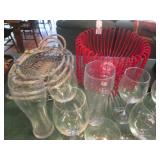 Colorful baskets, tabletop decor an...