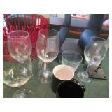 Colorful baskets, tabletop decor an...