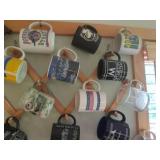 Coffee mug collection with organiza...