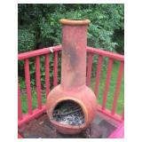 Clay chimney stove/fire pit...