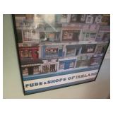 Framed Pubs & Shops of Ireland wall...