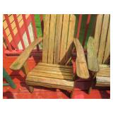 2-Wood Adirondack patio chairs...