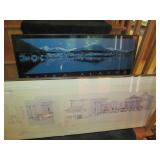 Nature and architectural themed wal...