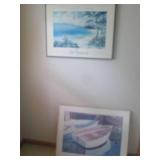 2pc framed wall art...