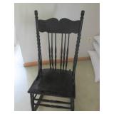 Vintage spindle back rocking chair ...