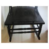 Vintage spindle back rocking chair ...