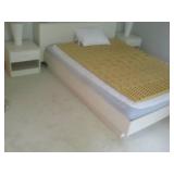 White single drawer night stands, l...