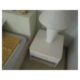 White single drawer night stands, l...