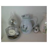 Collection of decorative pitchers, ...