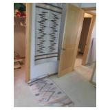 Pair of wool wall tapestries...