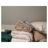 Blanket, mattress pads, misc bed li...