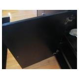 Long Black cupboard style storage b...