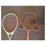 Vintage badminton racquets...