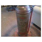 Vintage fire extinguisher lamp...