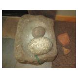 Matate for grinding corn or grain...