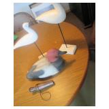 Vintage carved Wood Seagulls and du...