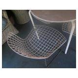 Metal patio set with 3 chairs...