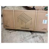 10ft x 14ft Gray aluminum Frames Wall Mount Gazebo