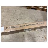 120" Manual Pull Down Projector Screen