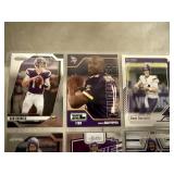 Lot of 9 Vikings Football Cards