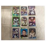 Lot of 9 Vikings Football Cards