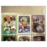 Lot of 9 Vikings Football Cards