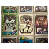 Lot of 9 Vikings Football Cards