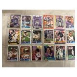 Lot of 18 Vikings Football Cards