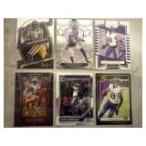 Lot of 9 Vikings Football Cards