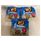 3 x 6ct Bags of Pirates Booty White Cheddar Popcorn