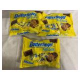 3 Bags of Butterfingers Fun Size Candy Bars