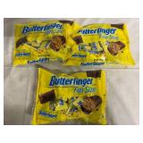 3 Bags of Butterfingers Fun Size Candy Bars