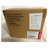 12 Universal 1in White Round Ring Binders