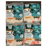F - Lot of 4 Packs of Louis Kemp Crab Delights Flake Style