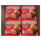 Set of 4 Boxes of NestlÃ© Hot Pockets Philly Steak & Cheese