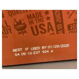 Silver T Brand 100% Pure Beef Sirloin Patties - 6 Count, 1/3 lb Each