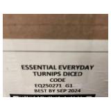 L - Case of Essential Everyday Chopped Turnip Greens with Diced Turnips