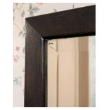 Vintage Mahogany Wood Wall Mirror