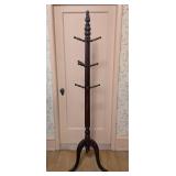 Elegant Mahogany Coat Rack