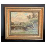 Gilt Framed Original Scenic Oil Painting