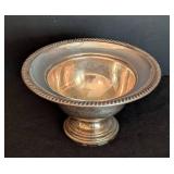 Vintage Weighted Sterling Silver Footed Bowl