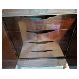 Vintage Mahogany Wood Armoire