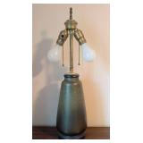 Vintage Green Ceramic Table Lamp