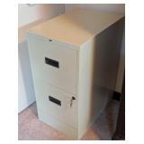 HON Two Drawer Metal File Cabinet