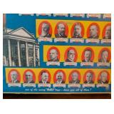 Vintage Presidents of the United States Molded Figurine Set