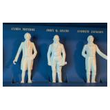 Vintage Presidents of the United States Molded Figurine Set